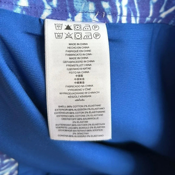 NWT MICHAEL Michael Kors Blue Skirt Size 12 - Picture 8 of 8